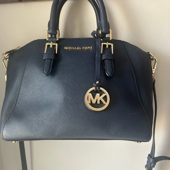 EUC Michael Kors Ciara Saffiano Leather Satchel - Picture 4 of 6